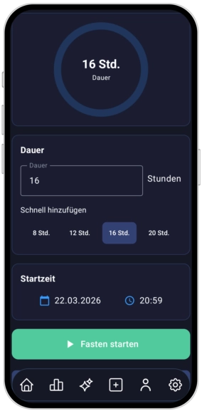 intervall fasten app Zielfit