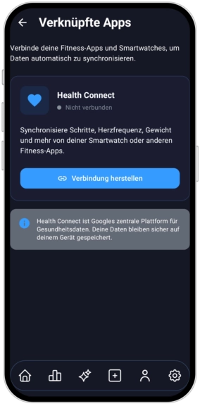 health connect anbindung