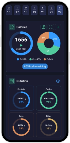 Zielfit calorie tracking app with macrotracker