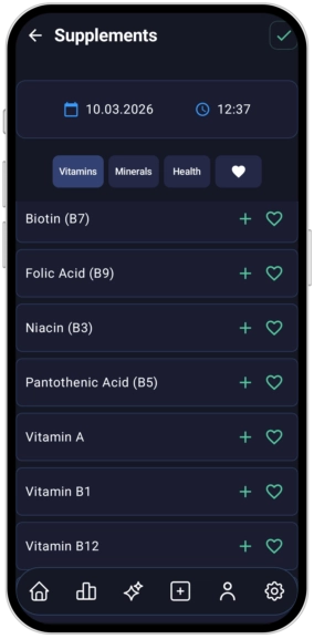 supplement tracker zielfit
